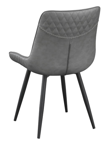 Coaster Brassie Upholstered Side Chairs Grey (Set of 2) Model 110272