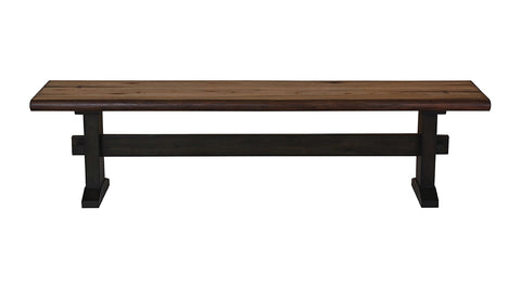Coaster Bexley Live Edge Trestle Dining Table Natural Honey and Espresso Model 110331
