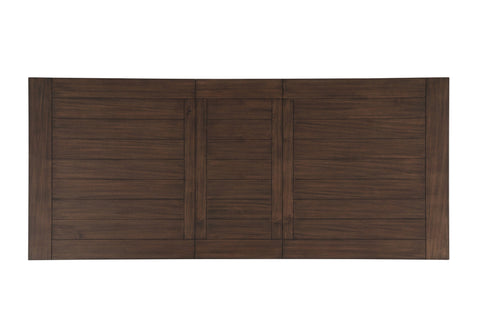 Coaster Madelyn Dining Table with Extension Leaf Dark Cocoa and Coastal White Model 110381