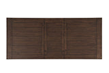 Coaster Madelyn Dining Table with Extension Leaf Dark Cocoa and Coastal White Model 110381