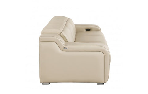 1116 DivanItalia Beige Modular 3-Power Reclining Sofa with Power HeadrestModel:  1116-BEIGE-3.3-HT