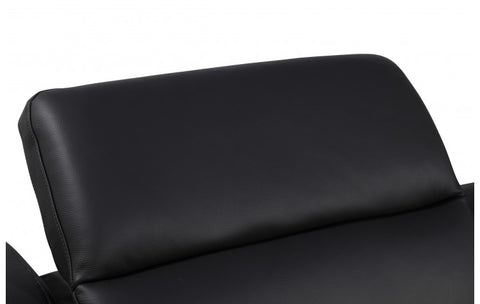1116 DivanItalia Black Top-Grain Italian Leather 7-Piece Sectional with 3 Power Reclining Seats & Power HeadrestModel:  1116-BLACK-3PWR-7PC