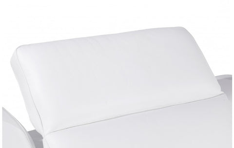 1116 DivanItalia White Modular Power Reclining Loveseat with Power HeadrestModel:  1116-WHITE-3.2-HT