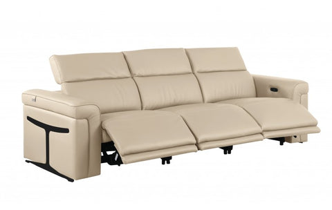 1126 DivanItalia Beige Modular 3-Power Reclining Sofa with Power HeadrestModel:  1126-BEIGE-3.3-HT