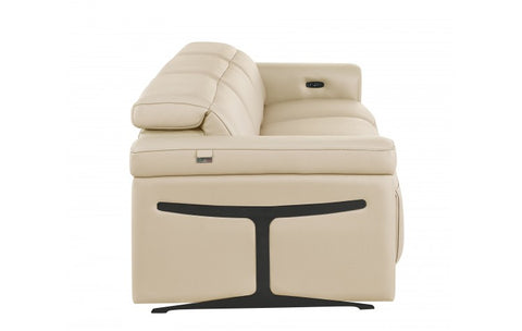 1126 DivanItalia Beige Modular 3-Power Reclining Sofa with Power HeadrestModel:  1126-BEIGE-3.3-HT