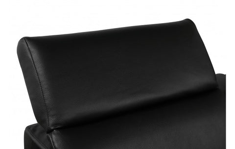 1126 DivanItalia Black Modular 3-Power Reclining Sofa with Power HeadrestModel:  1126-BLACK-3.3-HT