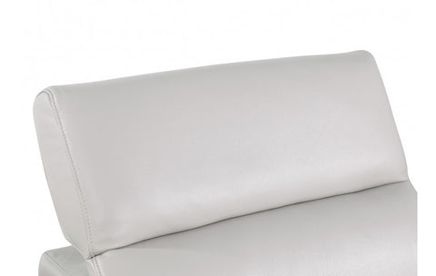 1126 DivanItalia Light Gray Modular 3-Power Reclining Sofa with Power HeadrestModel:  1126-LT_GREY-3.3-HT