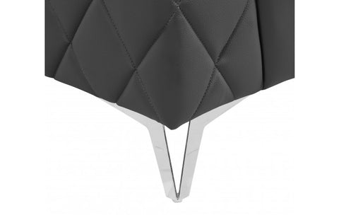 1140 DivanItalia Dark Gray Chair – Top Grain Italian LeatherModel:  1140-DK-GREY-CH