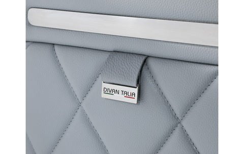1140 DivanItalia Light Blue Sofa – Top Grain Italian LeatherModel:  1140-LT-BLUE-S