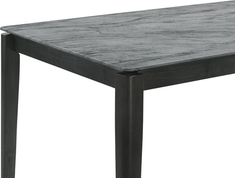 Coaster Stevie Rectangular Dining Table with Faux Marble Top Model 115111SLT