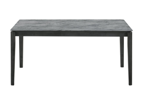 Coaster Stevie Rectangular Dining Table with Faux Marble Top Model 115111SLT
