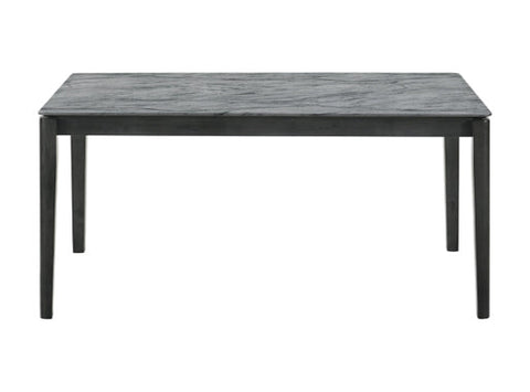 Coaster Stevie Rectangular Dining Table with Faux Marble Top Model 115111SLT