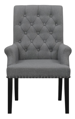 Coaster Alana Upholstered Tufted Arm Chair with Nailhead Trim Model 115163
