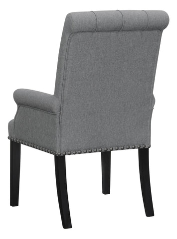 Coaster Alana Upholstered Tufted Arm Chair with Nailhead Trim Model 115163