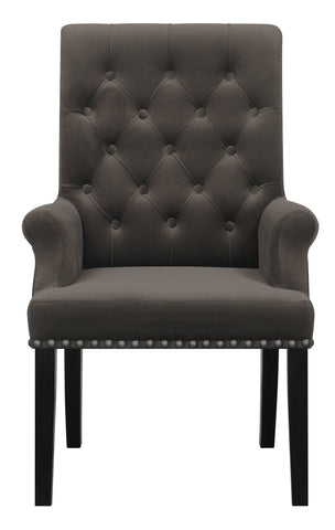 Coaster Alana Upholstered Tufted Arm Chair with Nailhead Trim Model 115173