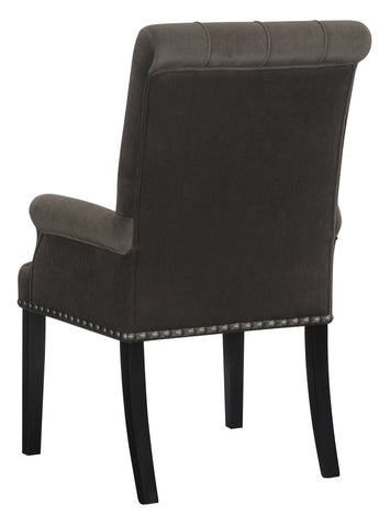 Coaster Alana Upholstered Tufted Arm Chair with Nailhead Trim Model 115173