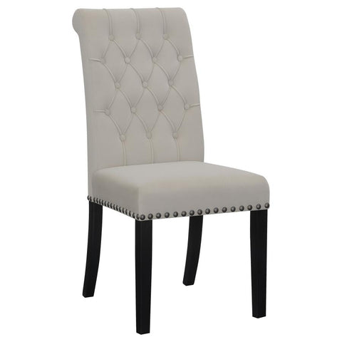 Coaster Alana Upholstered Tufted Side Chairs with Nailhead Trim (Set of 2) Model 115182
