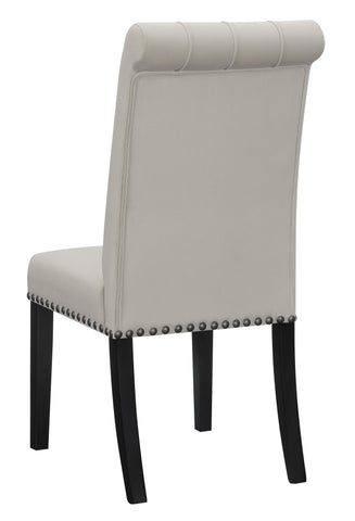 Coaster Alana Upholstered Tufted Side Chairs with Nailhead Trim (Set of 2) Model 115182