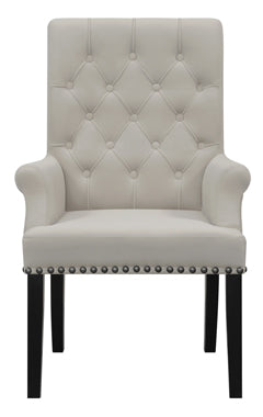 Coaster Alana Upholstered Tufted Arm Chair with Nailhead Trim Model 115183