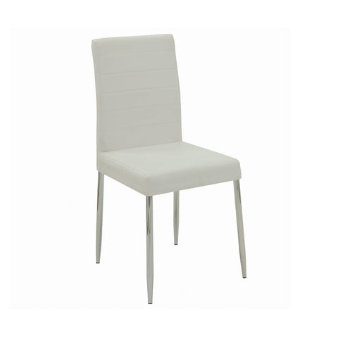 Coaster Matson Upholstered Dining Chairs White (Set of 4) Model 120767WHT