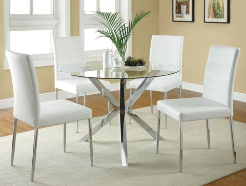 Coaster Matson Upholstered Dining Chairs White (Set of 4) Model 120767WHT