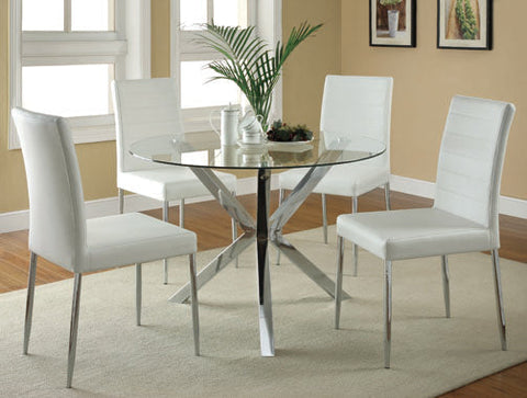 Coaster Matson Upholstered Dining Chairs White (Set of 4) Model 120767WHT