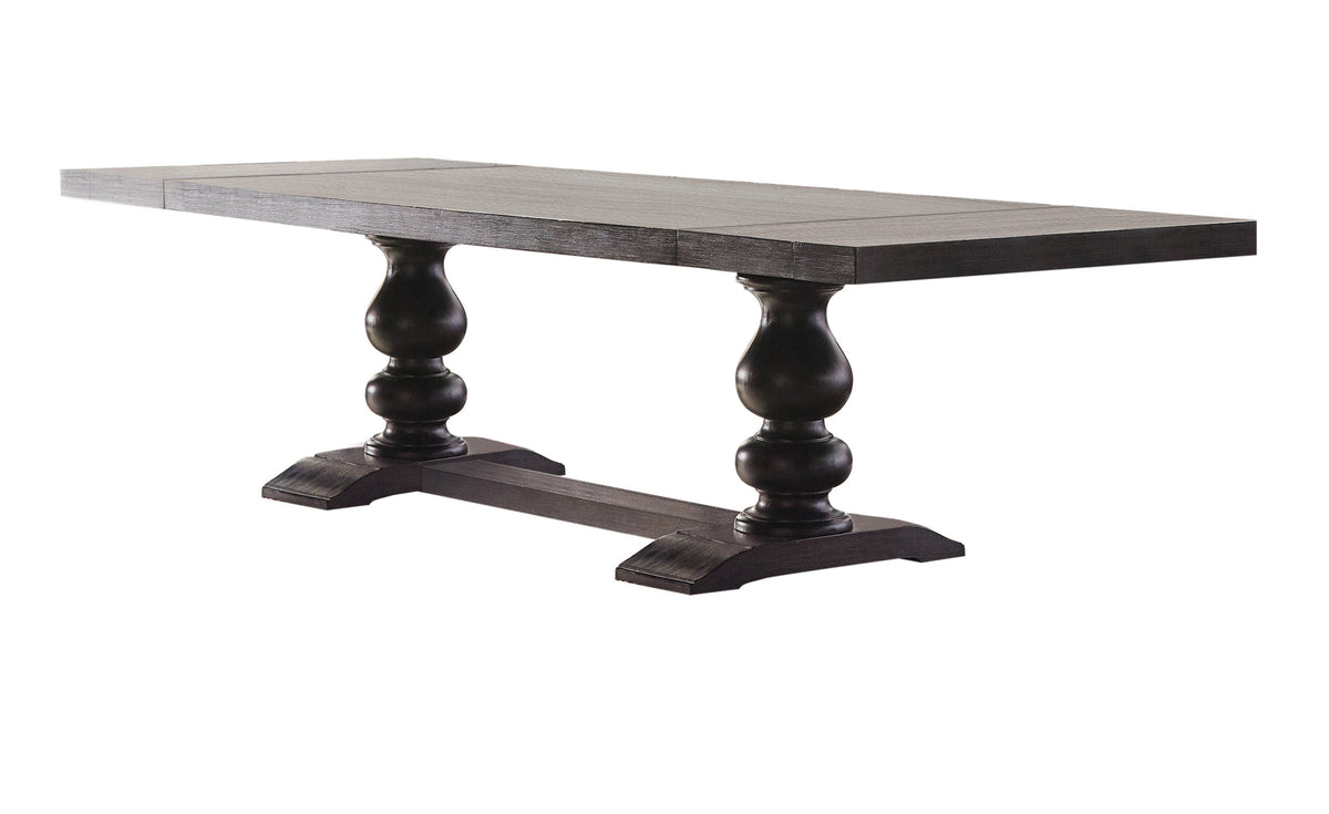 Coaster Phelps Rectangular Dining Table Antique Noir Model 121231