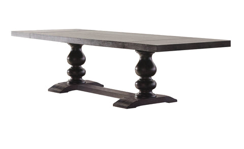 Coaster Phelps Rectangular Dining Table Antique Noir Model 121231