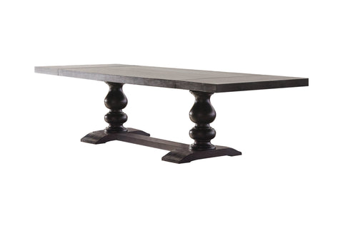 Coaster Phelps Rectangular Dining Table Antique Noir Model 121231
