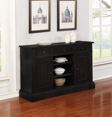 Coaster Phelps 2-door Rectangular Server Antique Noir Model 121235