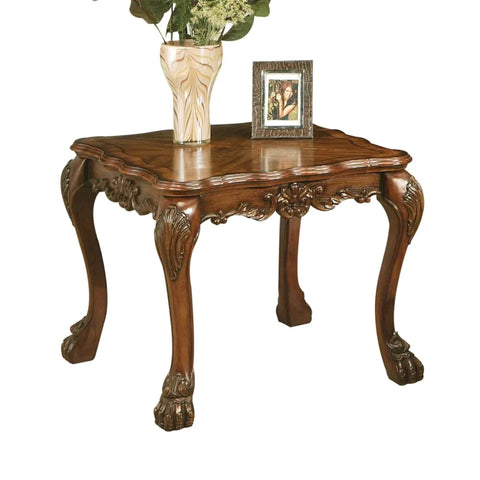 Dresden Cherry Oak End Table Model 12166 By ACME Furniture