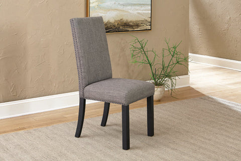 Coaster Hubbard Upholstered Side Chairs Charcoal (Set of 2) Model 121752