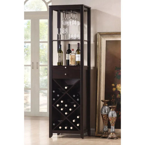 Casey Wenge Wine Cabinet Model 12244 By ACME Furniture