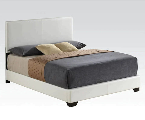 Ireland III White PU Full Bed Model 14395F By ACME Furniture