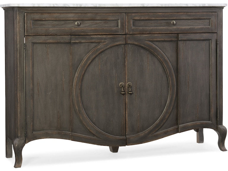 Hooker Furniture Living Room Melange Four-Door Two-Drawer Credenza