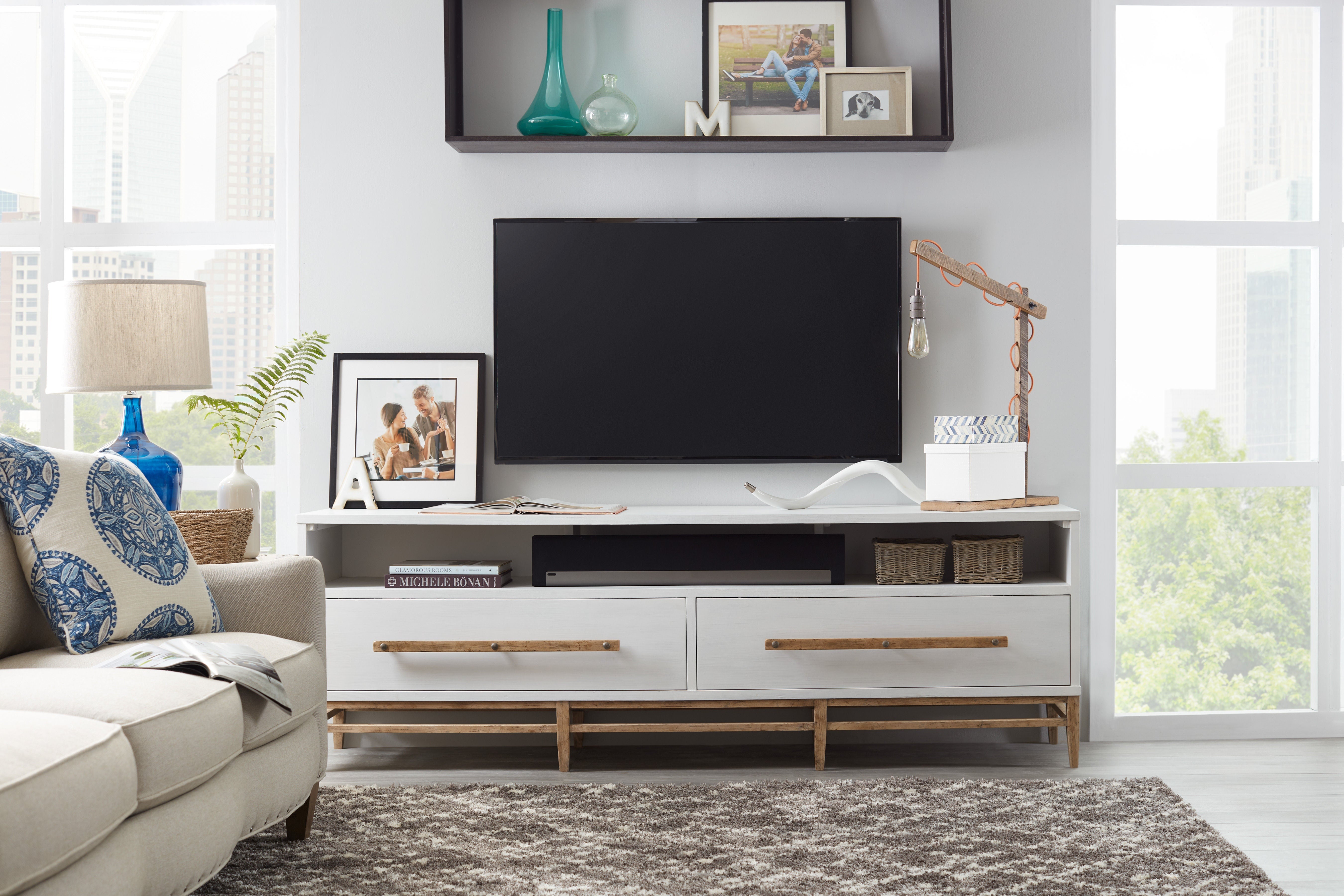 Hooker Furniture Home Entertainment Urban Elevation Low Entertainment Console