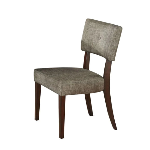 Drake Gray Fabric & Espresso Side Chair Model 16252 By ACME Furniture