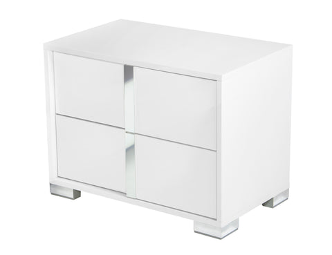 Modrest San Marino Modern White Nightstand Model VGACSANMARINO-NS-WHT