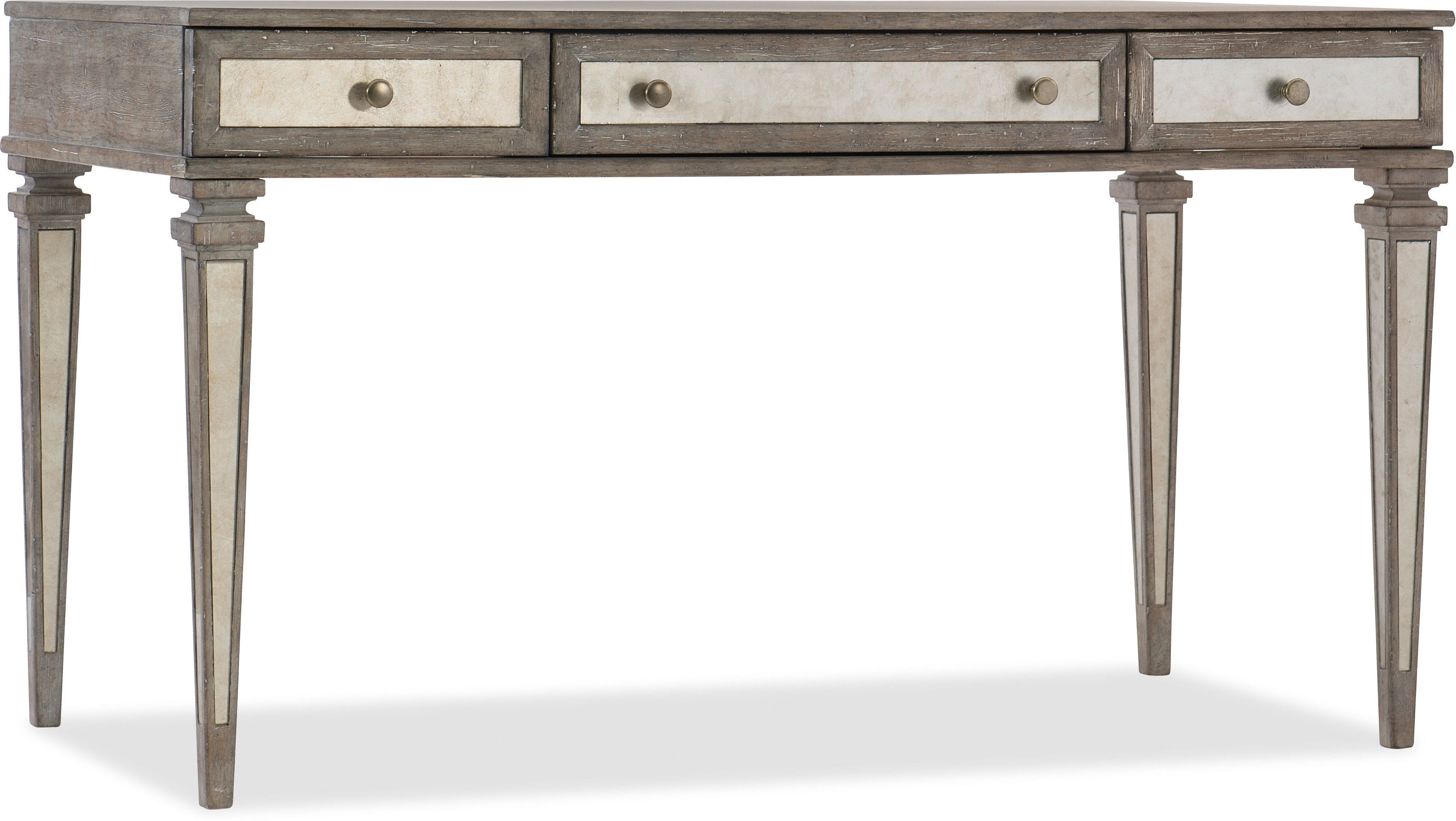 Hooker Furniture Home Office Rustic Glam Leg Desk