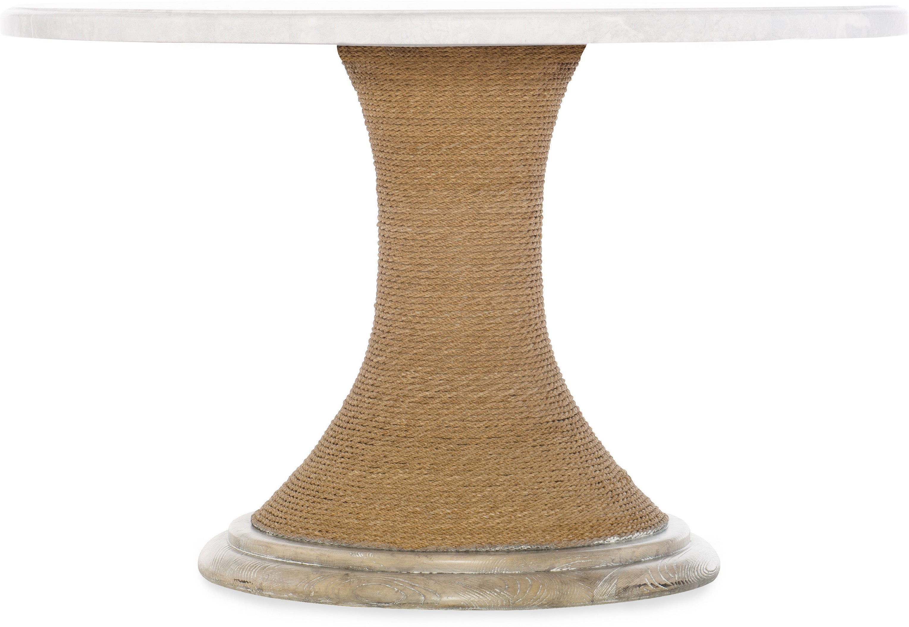 Hooker Furniture Casual Dining Amani 48in Round Pedestal Dining Table with Wood Top