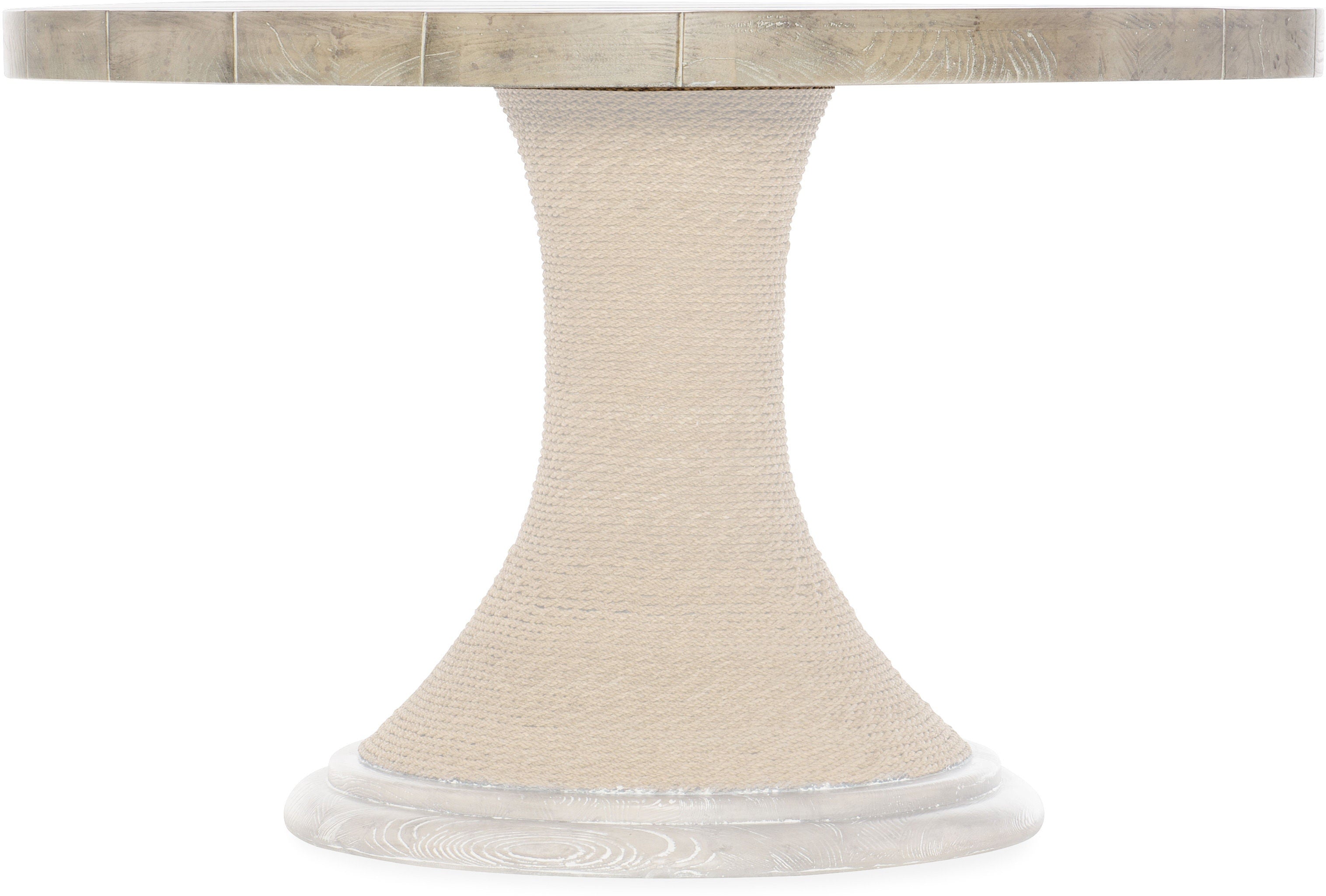 Hooker Furniture Casual Dining Amani 48in Round Pedestal Dining Table with Wood Top