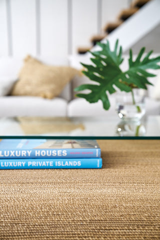 Hooker Furniture Living Room Amani Rope and Glass Cocktail Table