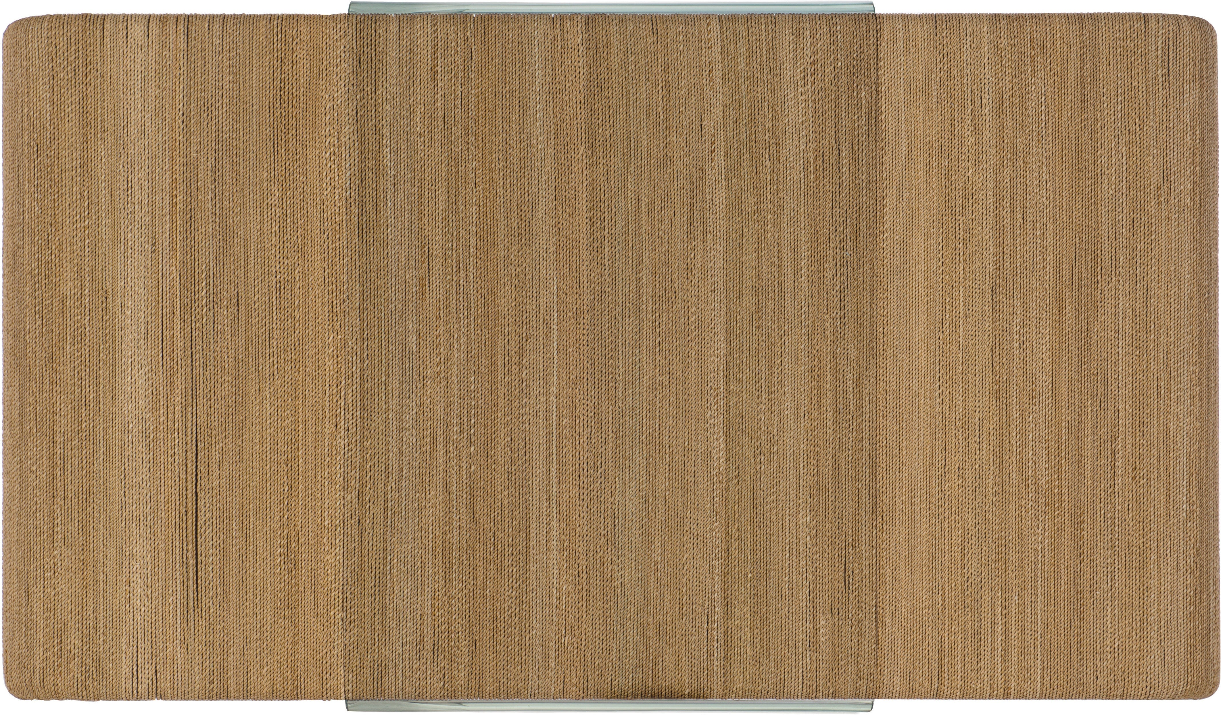 Hooker Furniture Living Room Amani Rope and Glass Cocktail Table