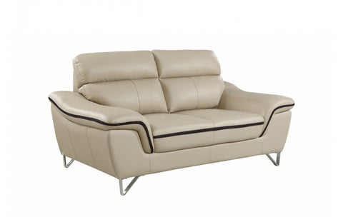168 - Beige LoveseatModel:  168-BEIGE-L