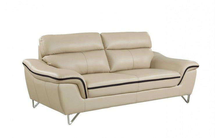 168 - Beige SofaModel:  168-BEIGE-S