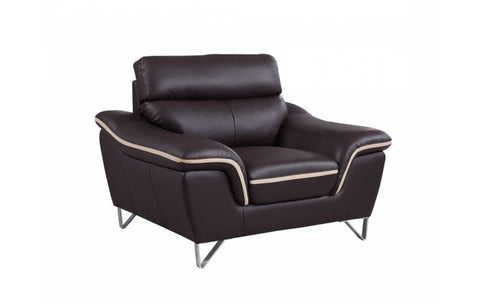 168 - Brown ChairModel:  168-BROWN-CH