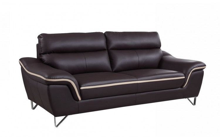 168 - Brown SofaModel:  168-BROWN-S
