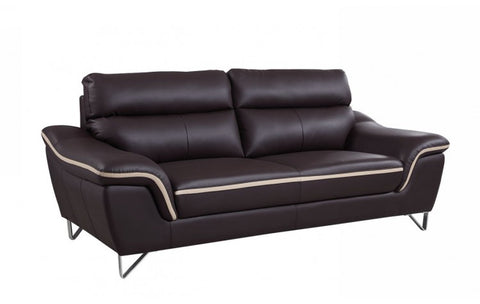 168 - Brown SofaModel:  168-BROWN-S