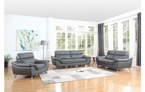 168 - Gray Sofa SetModel:  168-GRAY