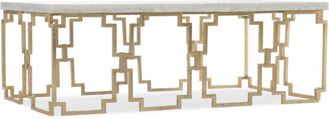 Hooker Furniture Living Room Evermore Rectangle Cocktail Table